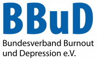 BBuD ist das Kürzel für Bundesverband Burnout und Depression. Das ist das offizielle Logo des Verbandes.