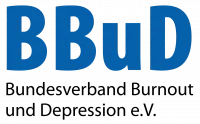 BBuD ist das Kürzel für Bundesverband Burnout und Depression. Das ist das offizielle Logo des Verbandes.