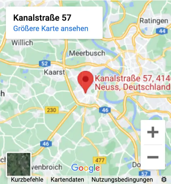 Das bIld zeigt den Standort von BvBud